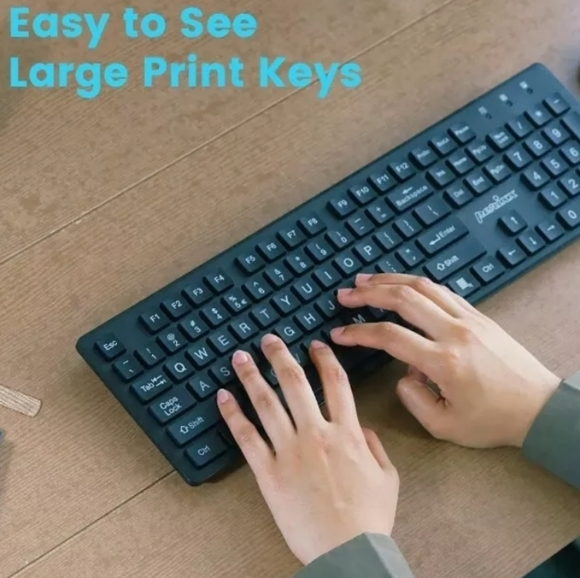 New, never used...Perixx PERIDUO-717 Wireless Standard Keyboard and Mouse Combo - Picture 4 of 8